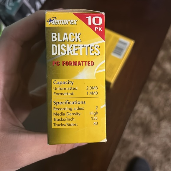 3/25$ NWT 20 PCS Memorex Floppy Discs - Picture 3 of 4